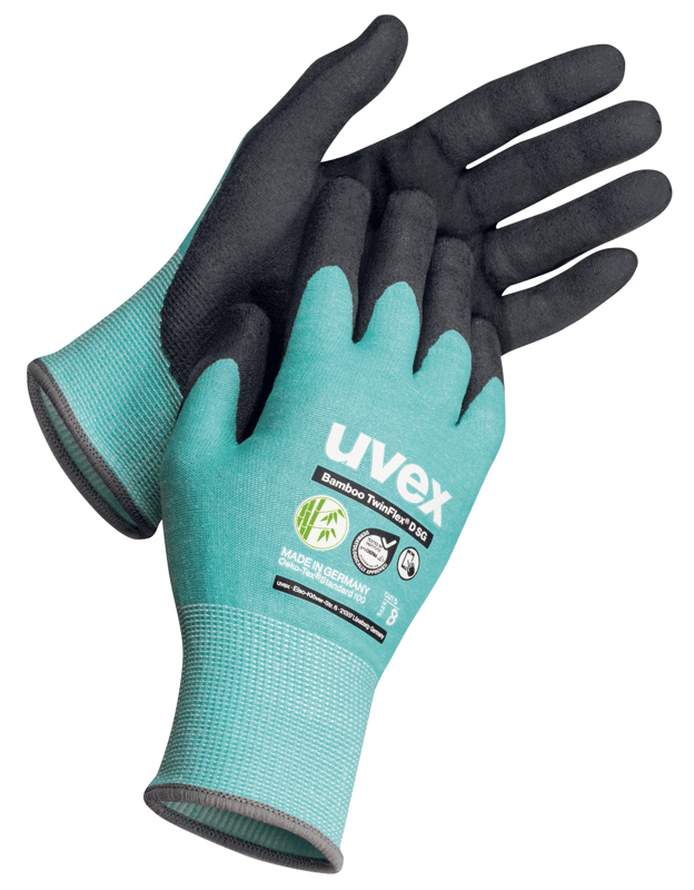 Uvex Bamboo TwinFlex D SG Soft-grip Foam Cut Protection Glove - Pair - TU-60092 - (LP)