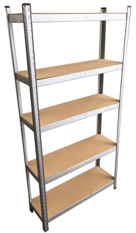 picture of Blackspur 1.78m Boltless 5 Tier Galvanised Shelving Unit - [BB-SU130]