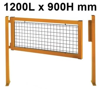 picture of QMP Fully Welded Barrier - Gate Barrier - Mesh Infill - 1200L x 900H mm - [QM-RBGU1290MYXX]