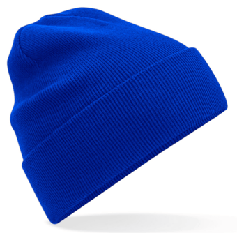 picture of Beechfield Organic Cotton Original Cuffed Beanie - Bright Royal Blue - [BT-B45N-BRY]