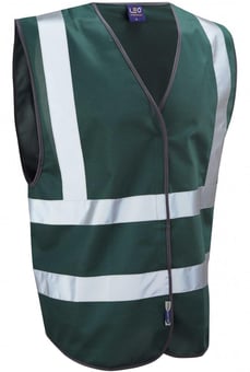 picture of Lynton - Bottle Green Reflective Waistcoat - Non EN471 - LE-W05-BT
