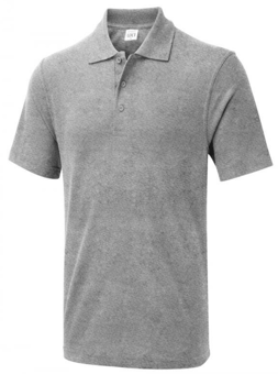 picture of Uneek UX1 The UX Polo Shirt - Heather Grey - UN-UXX01-HG