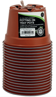 picture of Garland 9cm Replacement Potting on Tray Pots - Pack of 18 - [GRL-W0070]