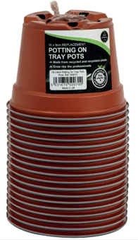 Picture of Garland 9cm Replacement Potting on Tray Pots - Pack of 18 - [GRL-W0070]