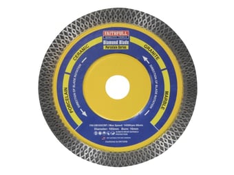 picture of Faithfull Porcelain Series Diamond Blade 105 x 16mm - [TB-FAIDB105CRP]