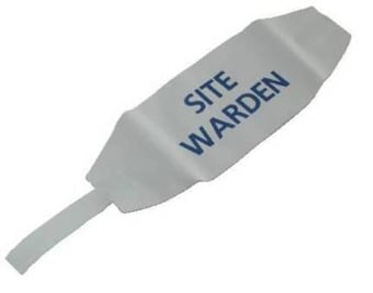 picture of Arm Badge With PVC Coated Fabric With Velcro Fastening - "Site Warden" - [UP-0044/169679]