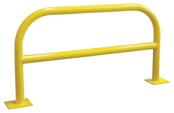 Picture of QMP Pallet Racking Protection Barrier - 620H x 900L mm - [QM-RBMODBX900YX]