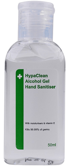 Picture of HypaClean 50ml Pocket Sized Alcohol Hand Gel - Pack of 10 - [SA-M6851FTPK10] - (DISC-R)