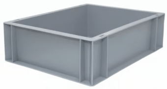 Picture of BiGDUG Euro Stacking Box - 120h x 300w x 400d mm - 10L - Grey - Box Deal of 10 - [IH-BDU-BNB4311G] - (LP)