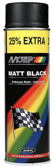 picture of Motip Matt Black Acrylic Paint - 500ml - [SAX-M04006]