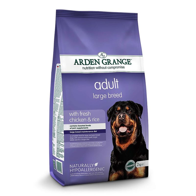 picture of Arden Grange - 2kg Adult Chicken Large Breed Dry Dog Food - [CMW-AGDAC4]