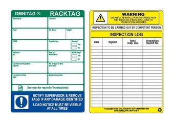 picture of Scafftag Racktag Green Inspection Passed Insert - [SC-OTSI-5]