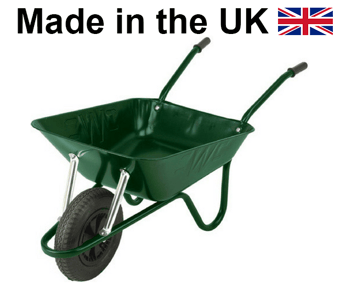 picture of Walsall Easiload - Heavy Duty Wheelbarrow - Pneumatic Wheel - 85 Litre - Green - [WB-BEASGP]