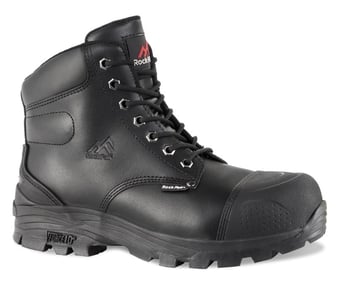 picture of Rock Fall - Ebonite Safety Black Footwear - RF-RF10