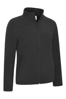 Picture of Uneek - Ladies Classic Full Zip Soft Shell Jacket - Black - 325g - UN-UC613-BLK