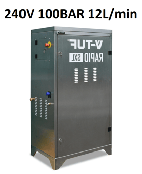picture of V-TUF RAPID SXL Static S/S Cabinet Hot Pressure Washer 240V 100Bar - [VT-RAPIDSXL240] - (LP)