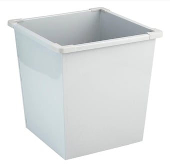 picture of Avery Square Waste Bin - 27 L - Grey - [VK-ND523678]