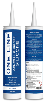 picture of OneLine General Purpose Silicone - White - [OS-76/000/004]
