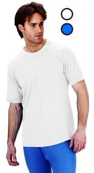 picture of Beeswift Thermal Short Sleeve White Vest - BE-THVSS-W