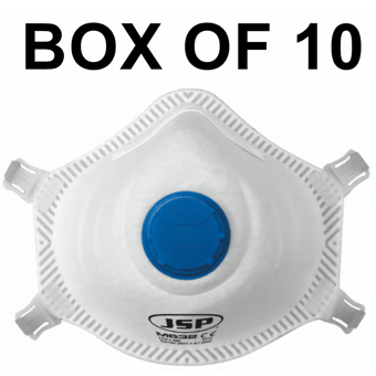 picture of JSP M632 FFP3 Moulded Disposable Mask - Box of 10 - [JS-BGZ130-000-A00]