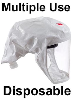 picture of 3M Versaflo Head Cover with Integrated Head Suspension - S-133 - EN 12941 TH3 - 3M-S-133 - (LP)