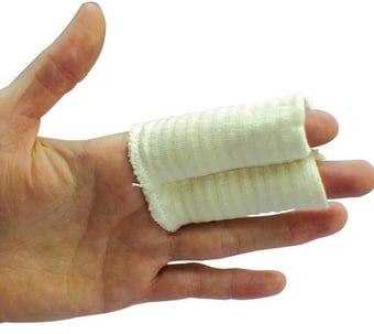 picture of Washable Tubular Twin Finger Support Bandage - Large - [SA-D3971]