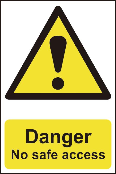 picture of Spectrum Danger No Safe Access - PVC 200 x 300mm - SCXO-CI-1100