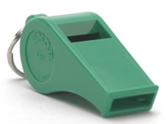 Picture of ACME 660 Thunderer Plastic Whistle - Green - 117dBA - [AC-660-GREEN]