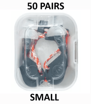 picture of Uvex Xact-fit Reusable Corded Earplugs With Plastic Box - Size S - [TU-2124017]