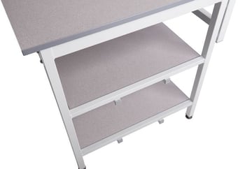 Picture of QMP Full Depth Lower Shelf to Suit 2100mm Workbench - Laminate - [QM-BPLS2100PLXX]