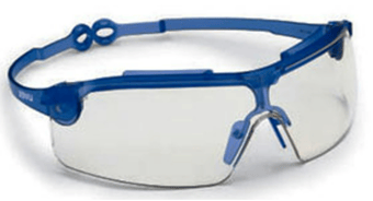 picture of UVEX - Gravity Zero Safety Spectacles - Blue Frame Clear Lens - [TU-9191-265] - (DISC-R)