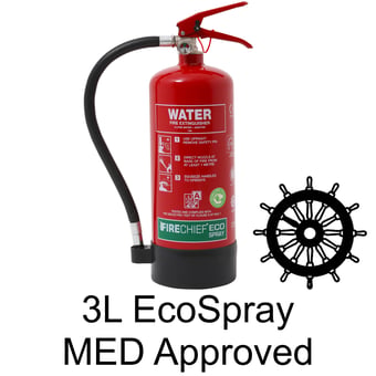 picture of Firechief Ecofriendly 3L EcoSpray Water Additive Fire Extinguisher - [HS-ESW3]