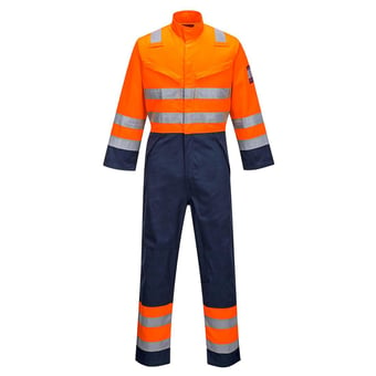 picture of Portwest - Navy/Orange Modaflame RIS Coverall - [PW-MV29ONR] - (LP)