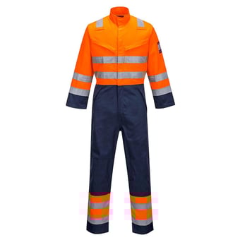 Picture of Portwest - Navy/Orange Modaflame RIS Coverall - [PW-MV29ONR] - (LP)