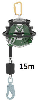 picture of MSA V-EDGE Self Retracting Lanyard Galvanized Cable 15m 50Ft - [MS-63415-00AEU] - (LP)