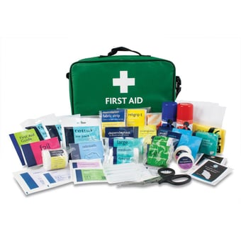 picture of Relisport Stadium First Aid Kit - In Green Paris Bag - [RL-344]