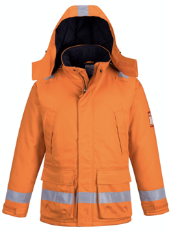 picture of Portwest - FR59 - FR Anti-Static Winter Jacket - Orange - PW-FR59ORR