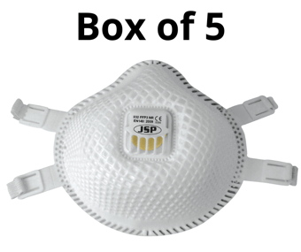 picture of JSP 832 Flexinet Mask FFP3 Valved Box of 5 - [JS-BER130-001-M00]