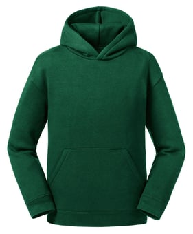 picture of Russell Schoolgear Children's Authentic Hooded Sweat - Bottle Green - BT-R265B-BGR