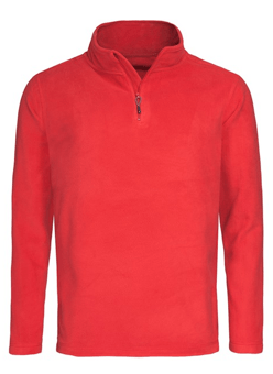 Picture of Stedman Scarlet Red Outdoor Half Zip Fleece - AP-ST5020-RED