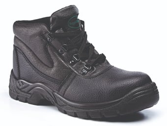 picture of Rugged Terrain Black Leather Basic Chukka Boots SBP SRC - BN-RT514B