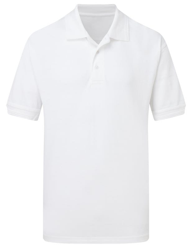 Picture of UCC Heavyweight Pique Polo Shirt - White - BT-UCC004-WHT