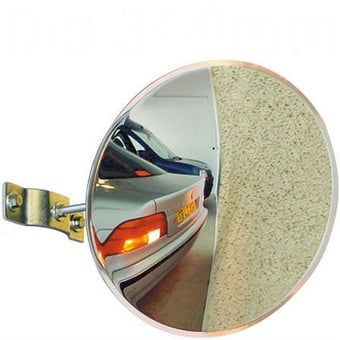 Picture of DRIVEWAY EXIT AND PARKING ASSISTANCE TRAFFIC MIRROR - Polymir - Dia 300mm - 3 Year Guarantee - [VL-103ESP]