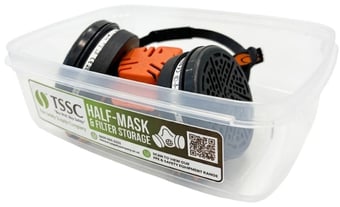 Picture of TSSC Storage Container With Lid For Half-Masks - 4 Litres - [IH-MASKBOX]