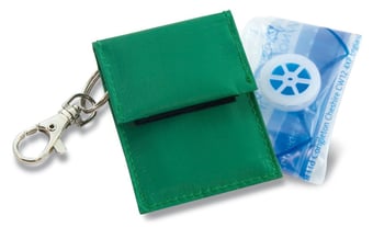 Picture of Rebreath Mouth to Mouth Shield with Valve in Keyring Pouch - [RL-855]