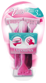 Picture of Velis Ladies Triple Blade Ultra Razors 3 Pack - [OTL-316765]