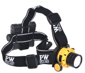 picture of Portwest - PA64 Ultra Power Head Light - 500 Lumens - 5 Light Modes - Includes 4x AA - CE Certified - [PW-PA64]