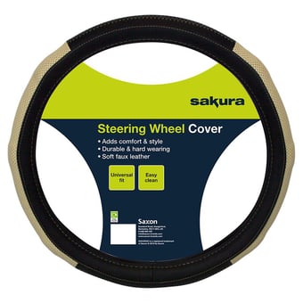 picture of Sakura Sutton Steering Wheel Cover - [SAX-SS5423]