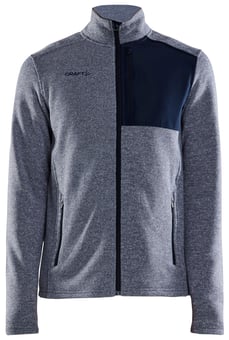 picture of Craft Men's ADV Explore Heavy Fleece Jacket - Flow/Blaze - BT-CR1912218-362396