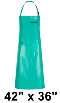 picture of Skytec CMA Chemical Splash Apron - Green - 42" x 36" - [AL-CCCMA-003800-GN3]